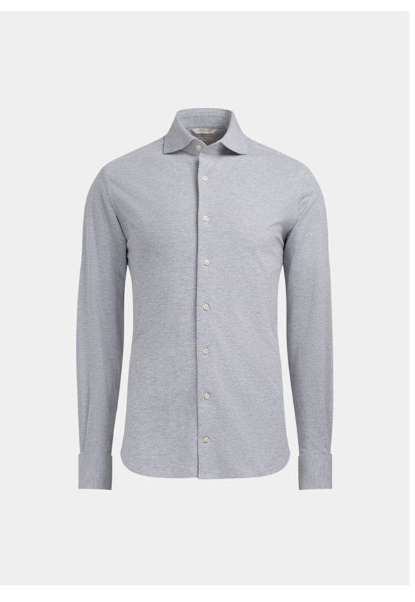 The Grey Knitted Shirt | Shop Now
