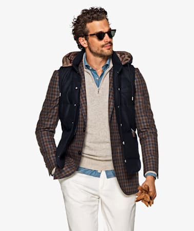 Navy Padded Vest