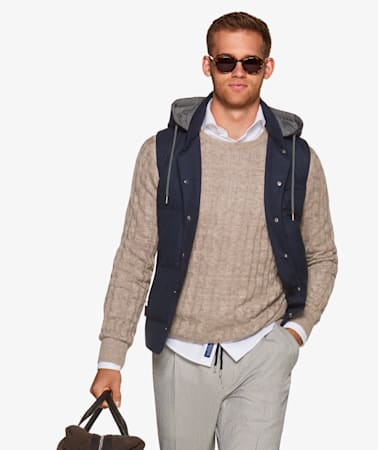 Blue Padded Vest
