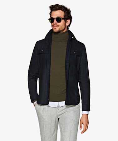 Navy Overshirt