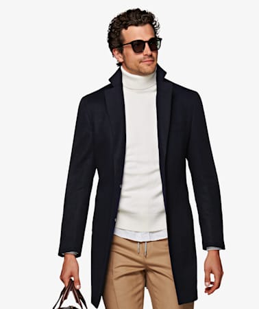 Navy Overcoat