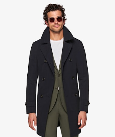 Navy Trenchcoat