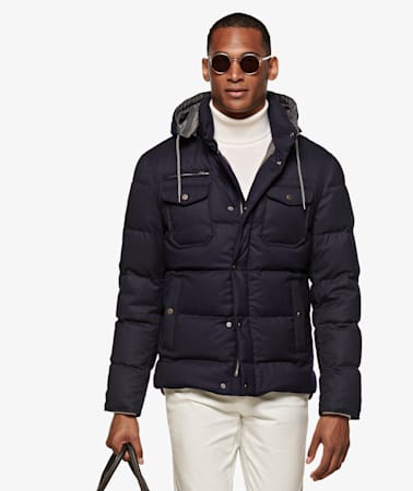 Navy Down Jacket
