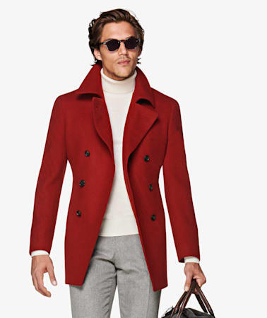 Red Peacoat