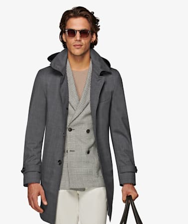 Grey Raincoat