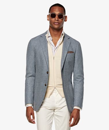 Havana Light Blue Jacket