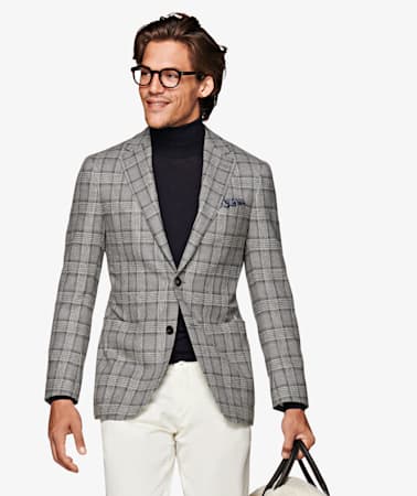 Havana Grey Check Jacket