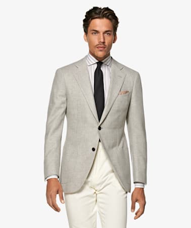 Light Grey Jort Jacket