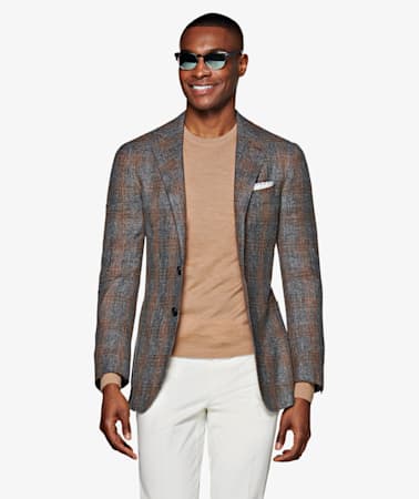 Havana Grey Check Jacket