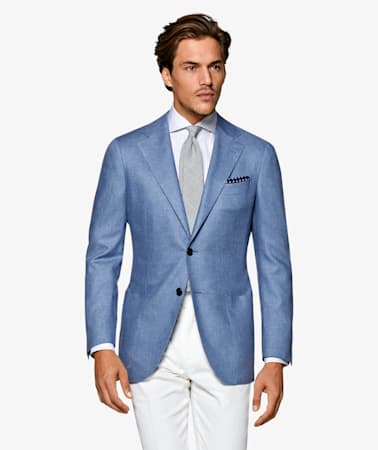 Light Blue Jort Jacket