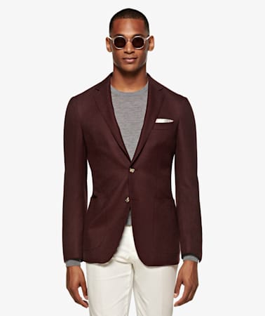 Burgundy Havana Jacket