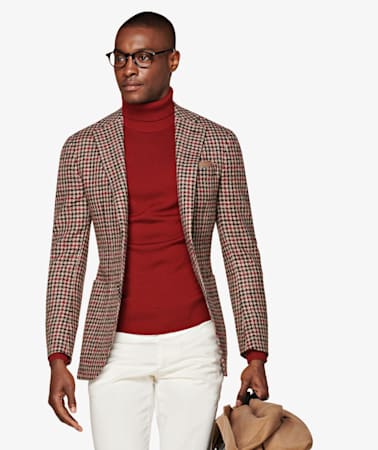Havana Brown Houndstooth Jacket