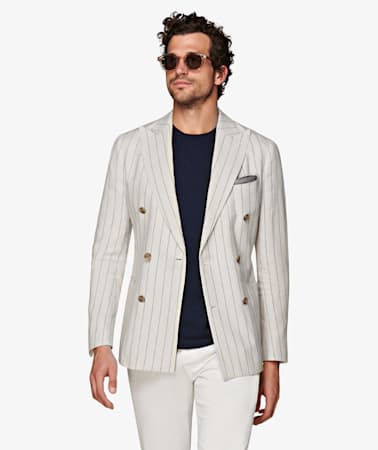 Havana Off White Stripe Jacket