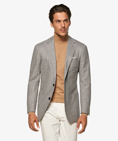 Havana Grey Stripe Jacket