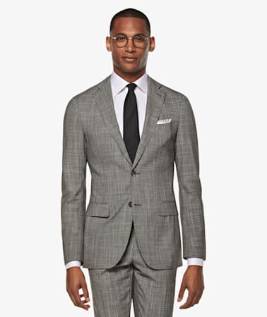 Mid Grey Houndstooth Havana Jacket