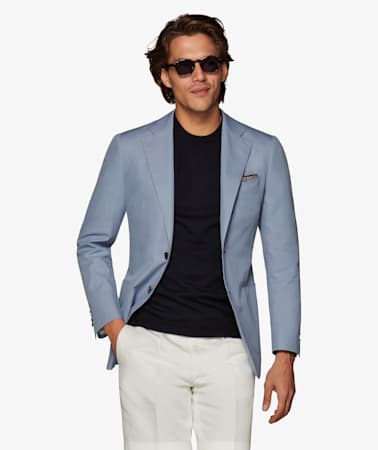 Light Blue Jort Jacket