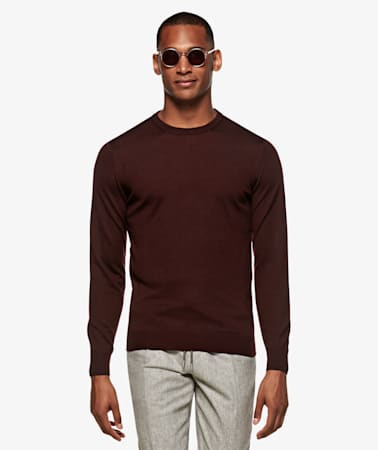 Burgundy Crewneck