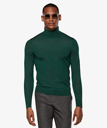 Green Turtleneck
