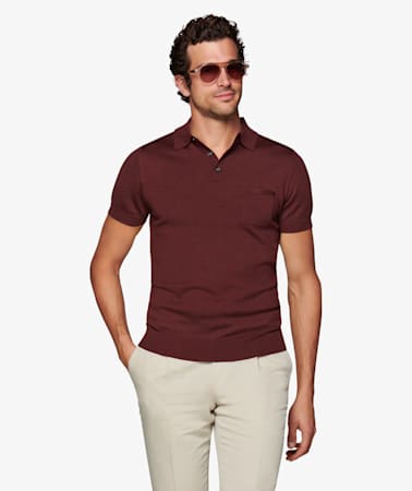 Burgundy Polo