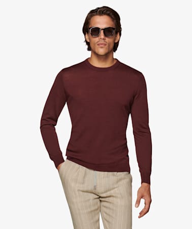 Burgundy Crewneck