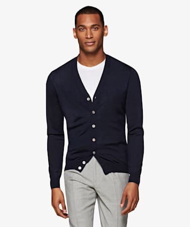 Navy Cardigan
