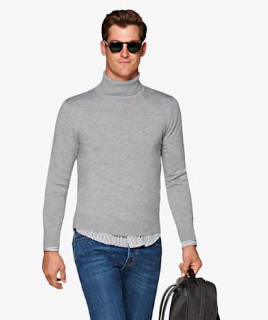 Light Grey Turtleneck