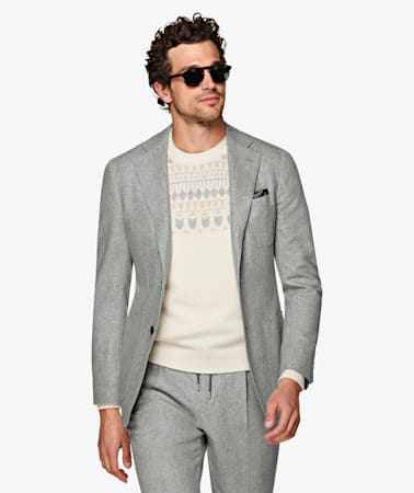 Havana Light Grey Suit