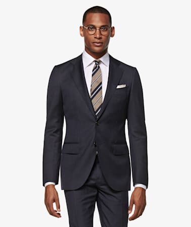 Lazio Navy Pinstripe Suit