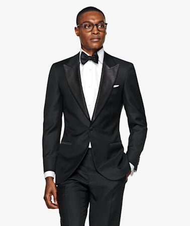 Lazio Black Tuxedo Suit