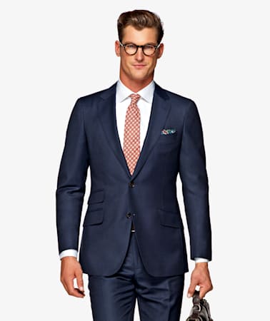 Navy Bird's Eye Sienna Suit
