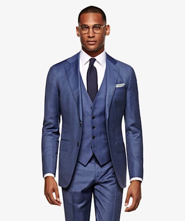 Lazio Mid Blue Suit