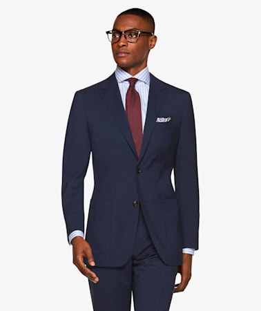 Havana Navy Check Suit