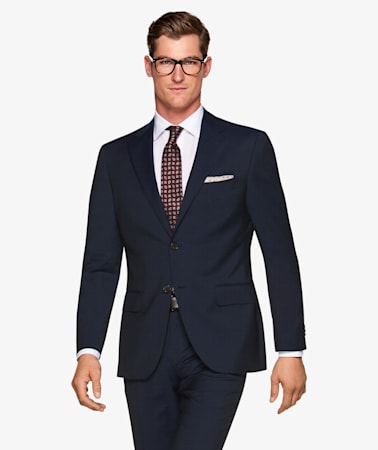 Napoli Navy Stripe Suit
