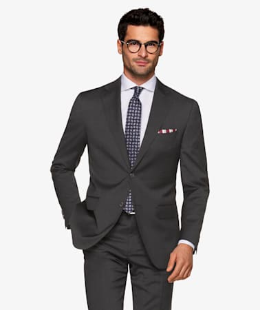 Napoli Dark Grey Stripe Suit