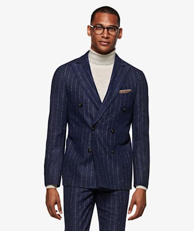 Havana Blue Stripe Suit