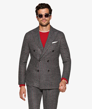 Havana Dark Grey Stripe Suit