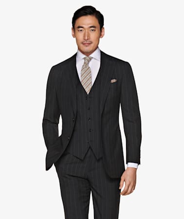 Jort Grey Stripe Suit