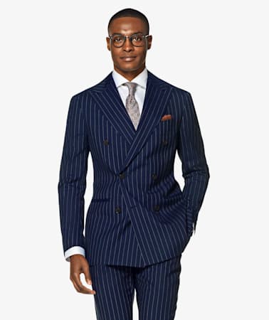 Havana Navy Stripe Suit
