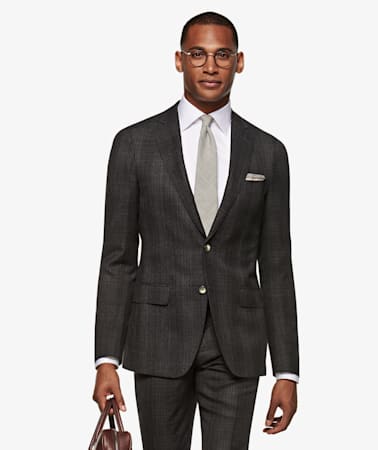 Sienna Mid Grey Check Suit