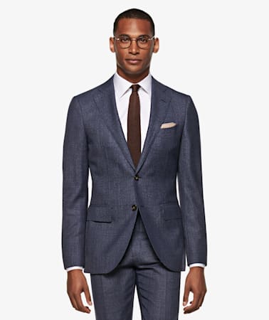 Suit Mid Blue Plain Lazio P5451i | Suitsupply Online Store