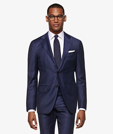 La Spalla Blue Stripe Suit
