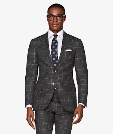Sienna Grey Check Suit