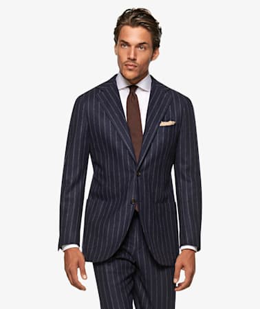 Jort Navy Stripe Suit