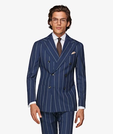 Navy Stripe Havana Suit