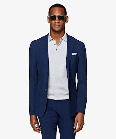 Navy Houndstooth Havana Suit