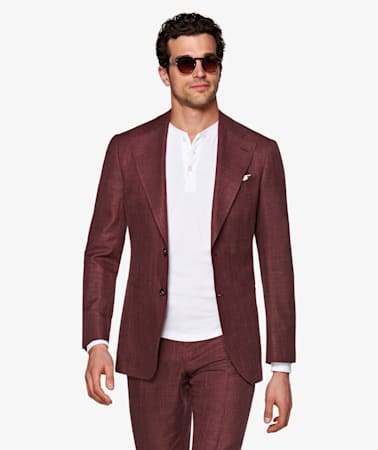 Havana Burgundy Suit