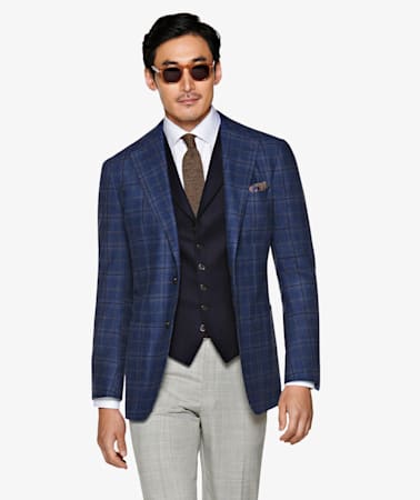 Navy Waistcoat