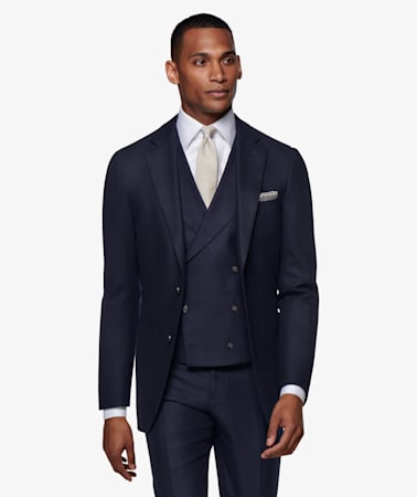 Navy Waistcoat