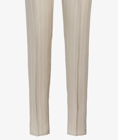 Beige Drawstring Ames Trousers