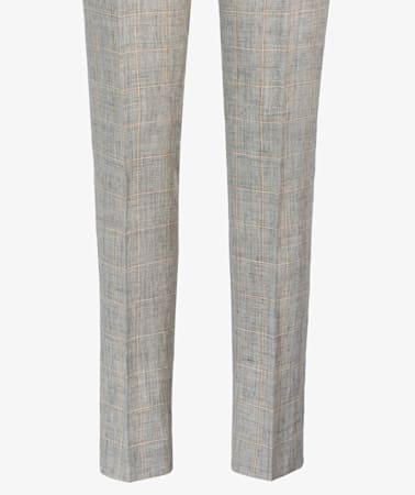 Mid Grey Pleated Brentwood Trousers